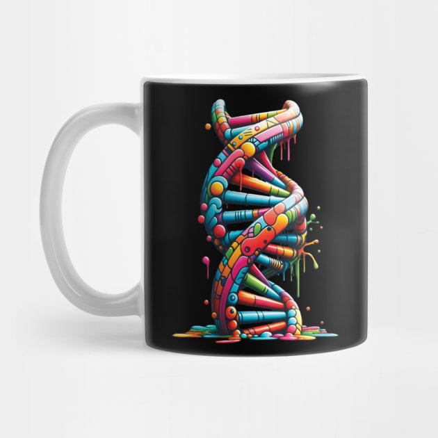 Urban Science DNA Helix Gift Artwork by Kicosh